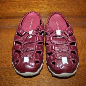 Comfort View Red Slip On Shoes Size 8